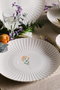 Hermia Juego para servir pasteles de 6 piezas en porcelana Multicolor